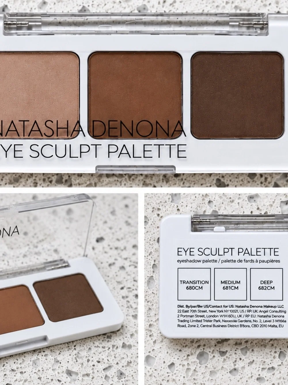 Natasha Denona Eye Sculpt Palette – 0.08 oz / 2.4 g Brown